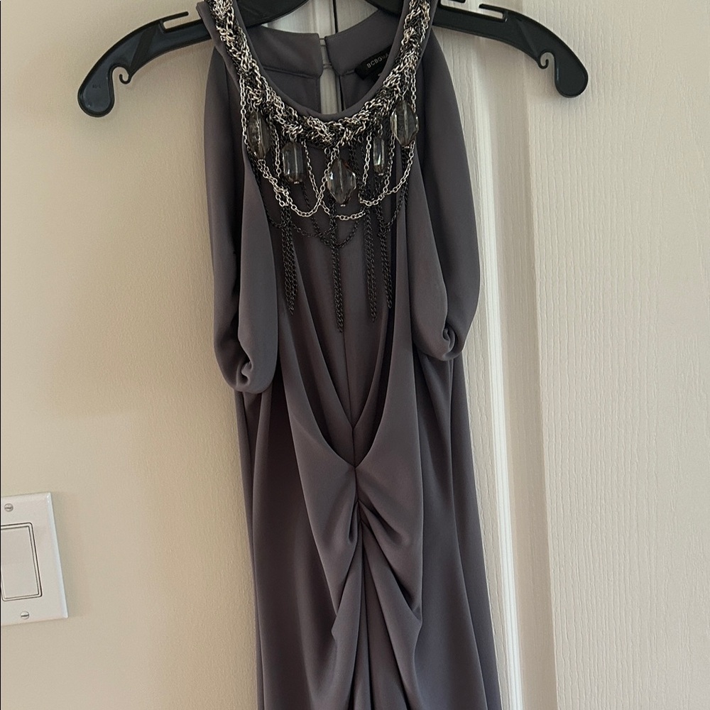 BCBGMaxAzria Charcoal Maxi Dress - Picture 4 of 6